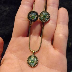 Lia Sophia necklace and earrings